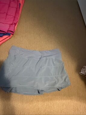 lululemon athletica Light Blue Athletic Skort